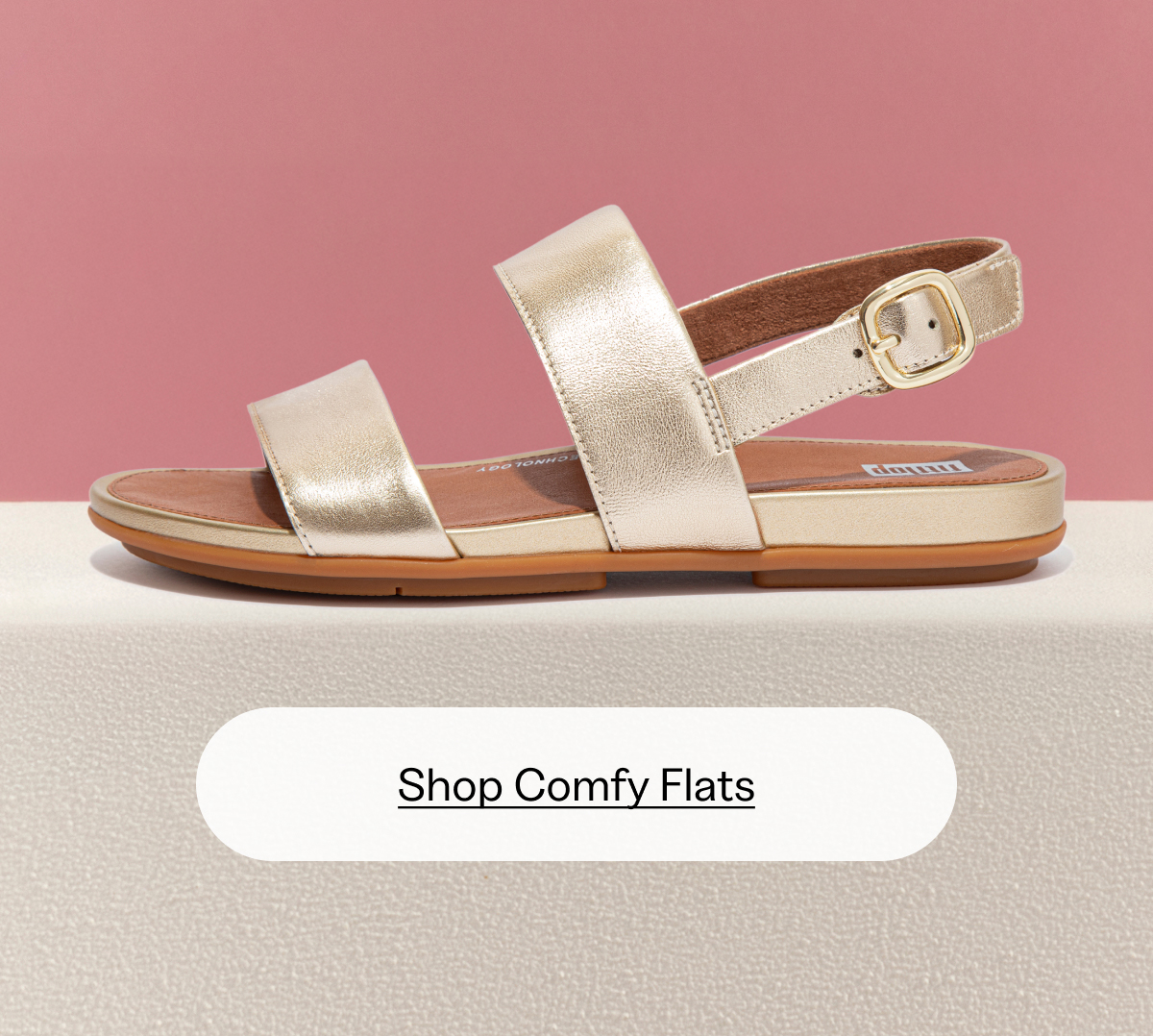 GRACIE Metallic Leather Back-Strap Sandals - Platino