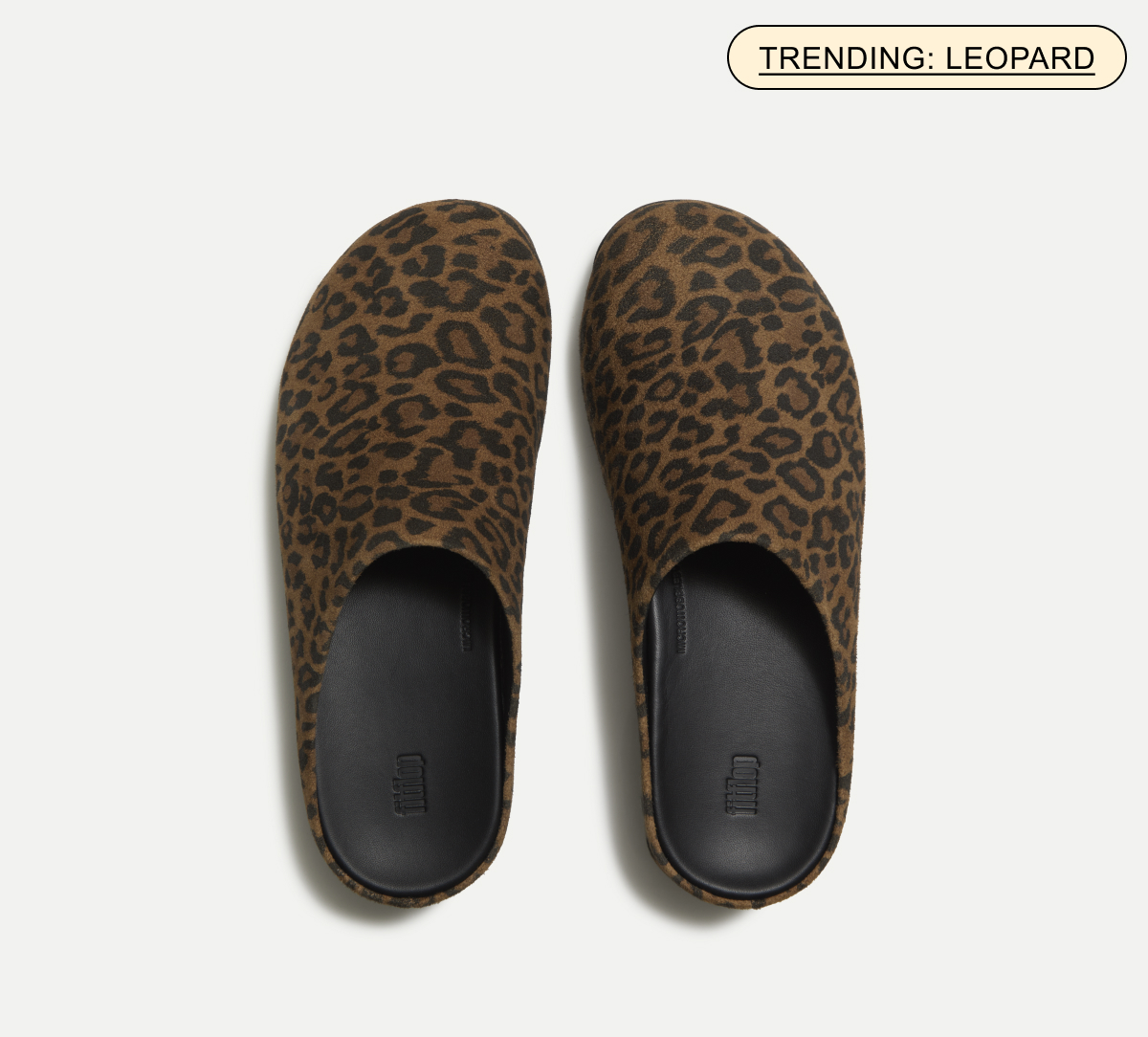 SHUV Suede Mules - Leopard