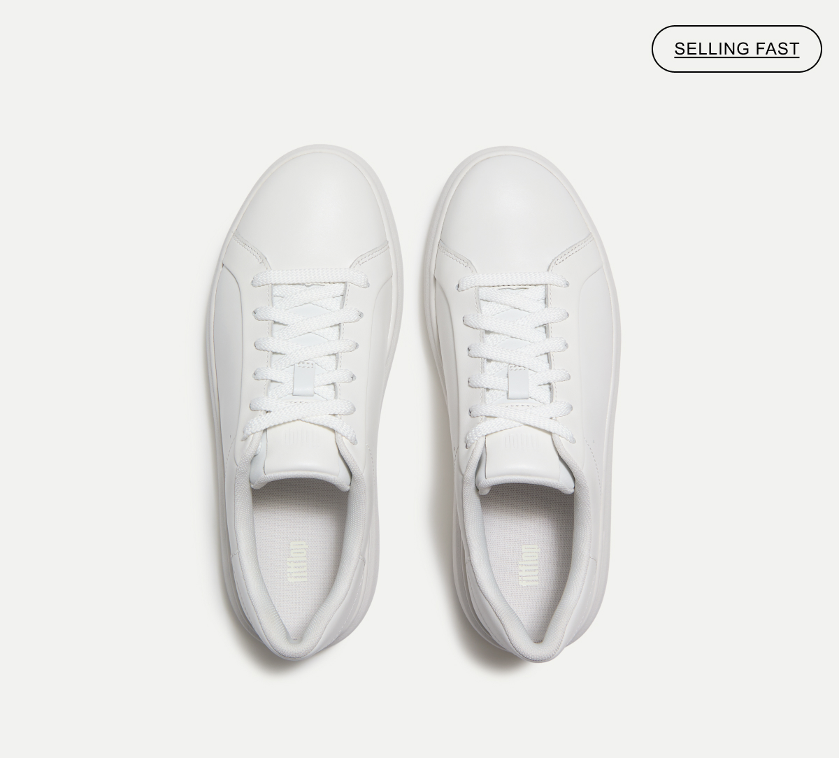 RTG Leather Trainers - White