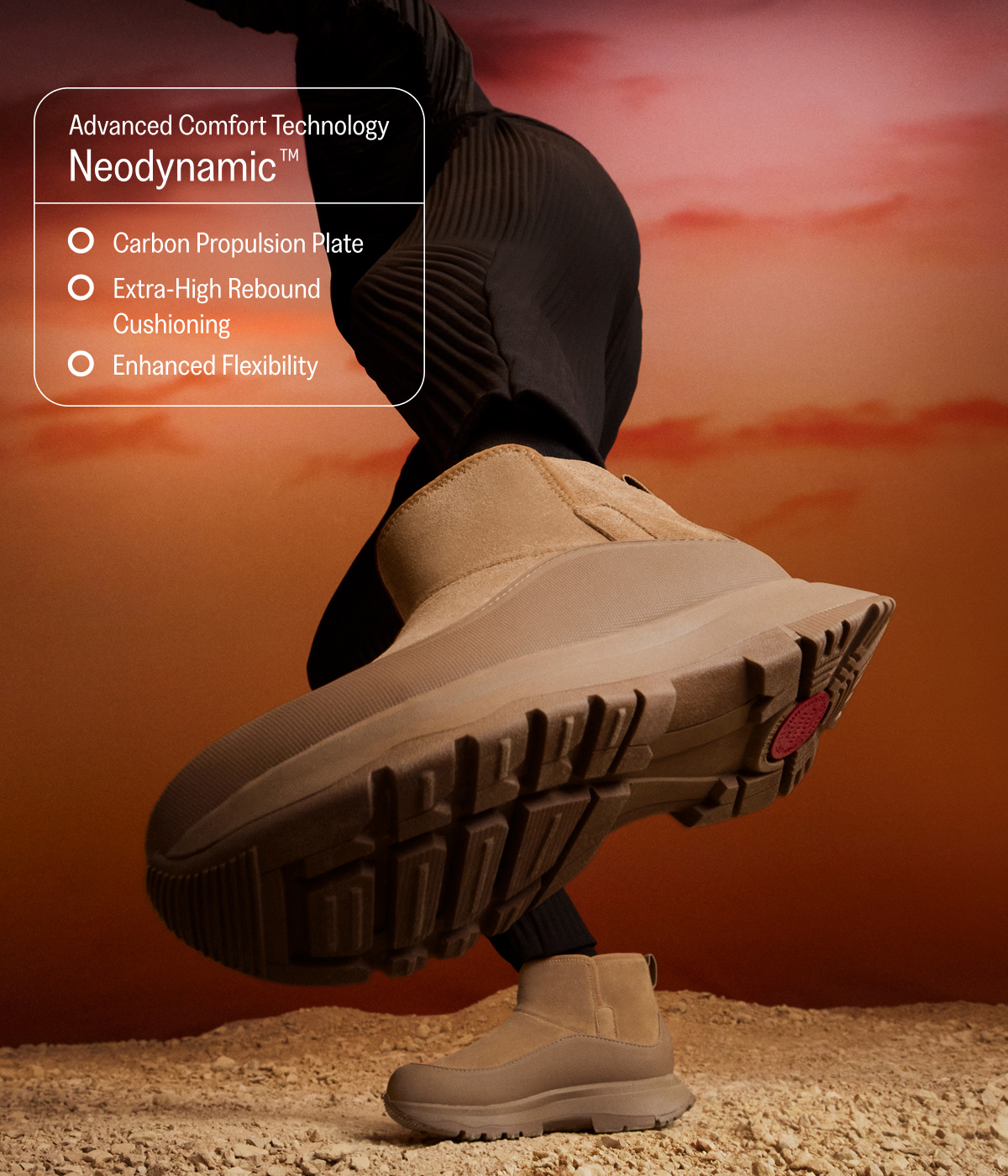 NEO-D-HYKER Warm Suede Pull-On Tech