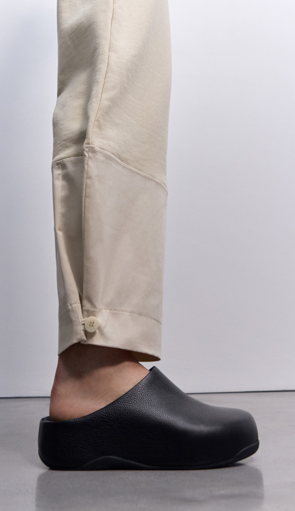 SHUV Tumbled-Leather Clogs Image