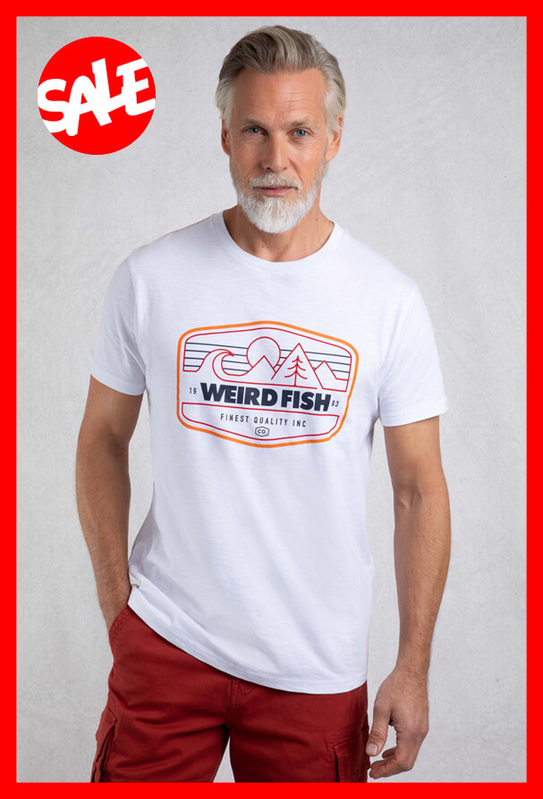 Pacific Eco Front Print Graphic T-Shirt White