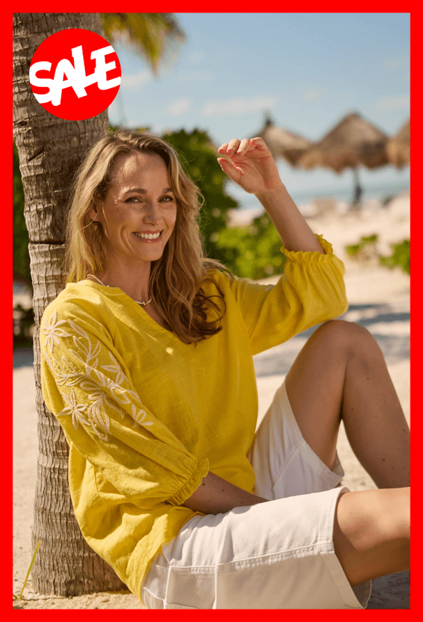 Emma Embroidered Sleeve Blouse