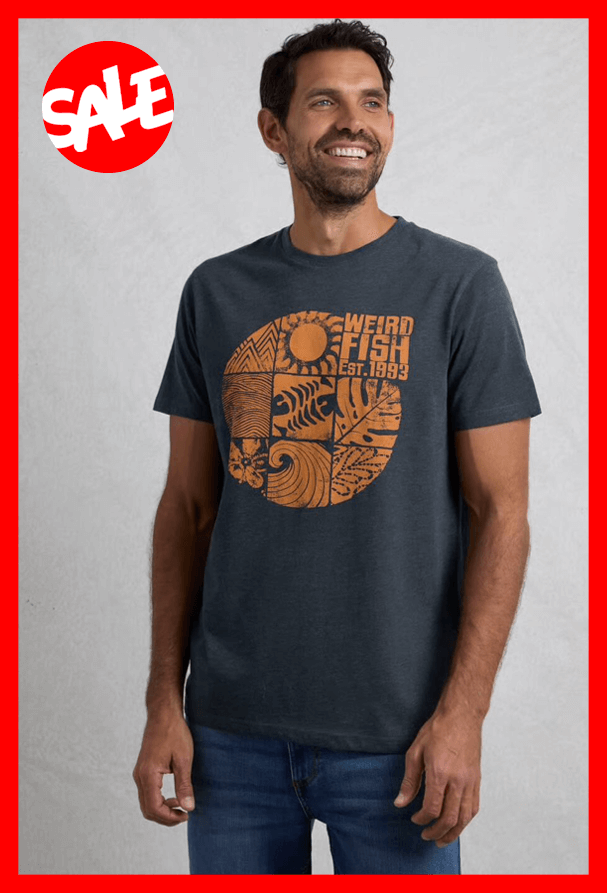 Summer Sector Front Print Eco Graphic T-Shirt