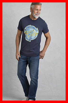 Vortex Graphic T-Shirt Dark Blue
