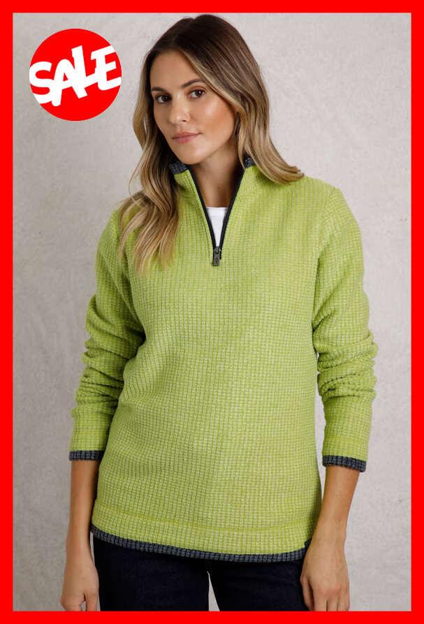 Beye Eco 1/4 Zip Grid Fleece