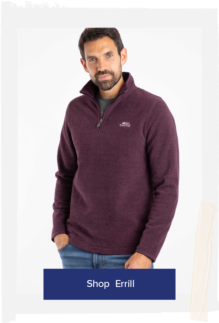 Errill 1/4 Zip Textured Fleece