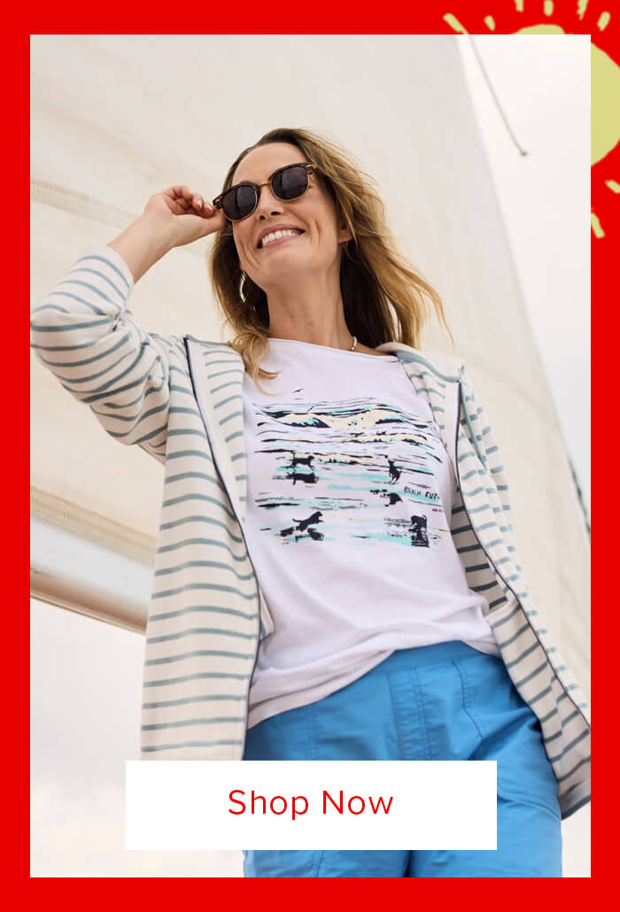 Beach Run Graphic T-Shirt