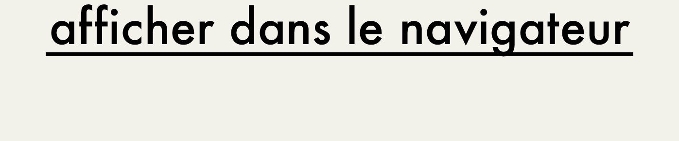 afficher dans le navigateur