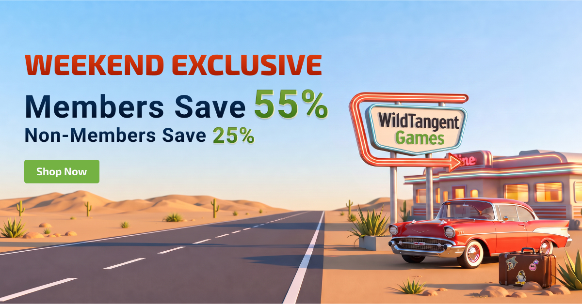 Big Weekend Sale. 55% off games for members. Click to visit the WildTangent Website.