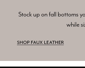 Shop Faux Leather