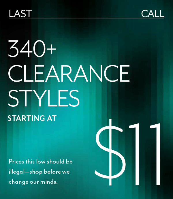 Shop Clearance