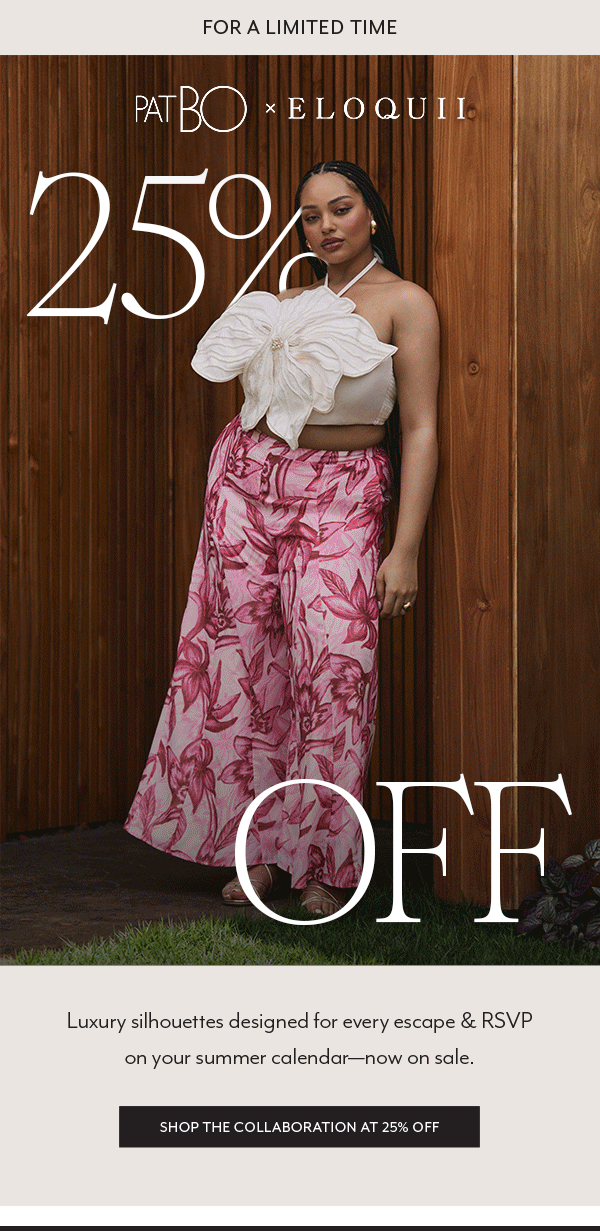 Shop The Collaboration at 25% Off
