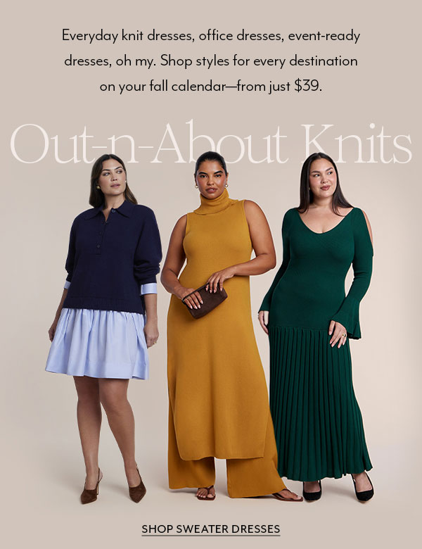 Shop Sweater Dresses