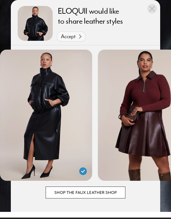 Shop Faux Leather & Suede