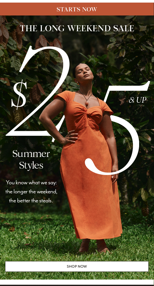 $25 & Up Summer Styles