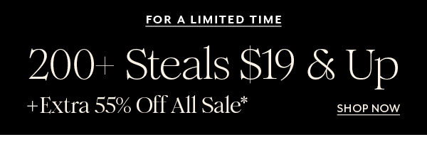 200+ Steals Starting at $19