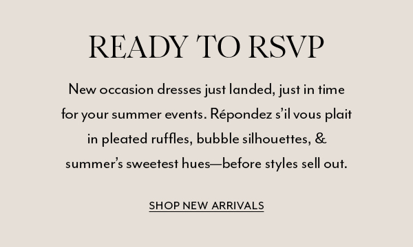 Shop New Arrivals