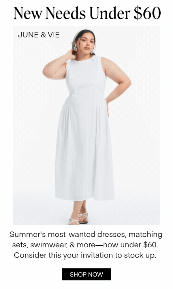 New Needs Under $60 