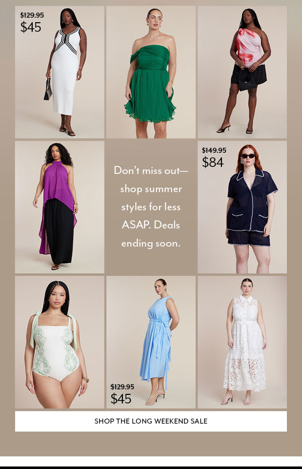 Shop The Long Weekend Sale