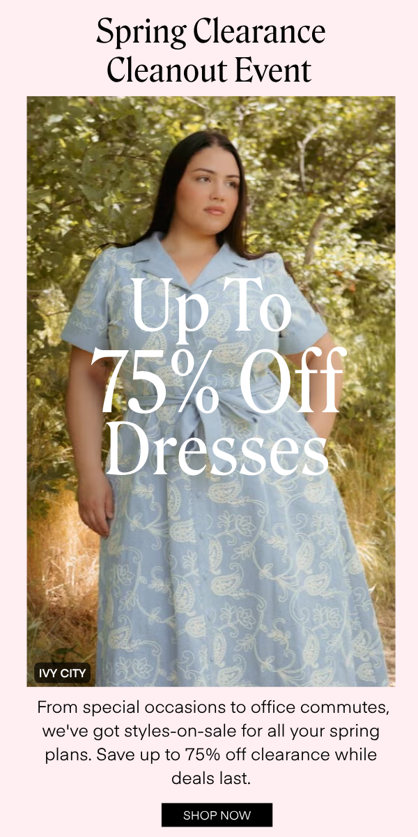 Spring Clearance Cleanout