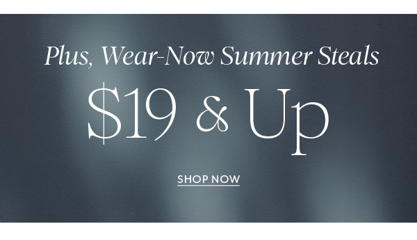 $19 & Up Summer Steals