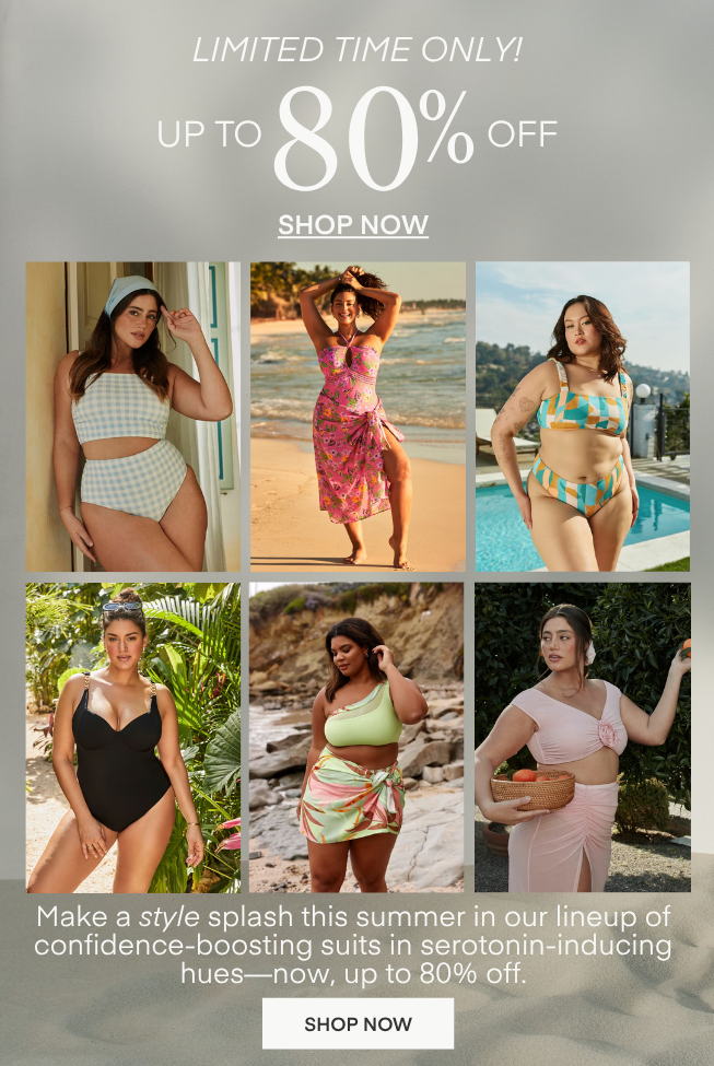 Up To 80% Off Swim