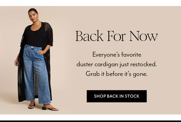 Shop Back In Stock