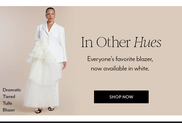 Shop Dramatic Tiered Tulle Blazer