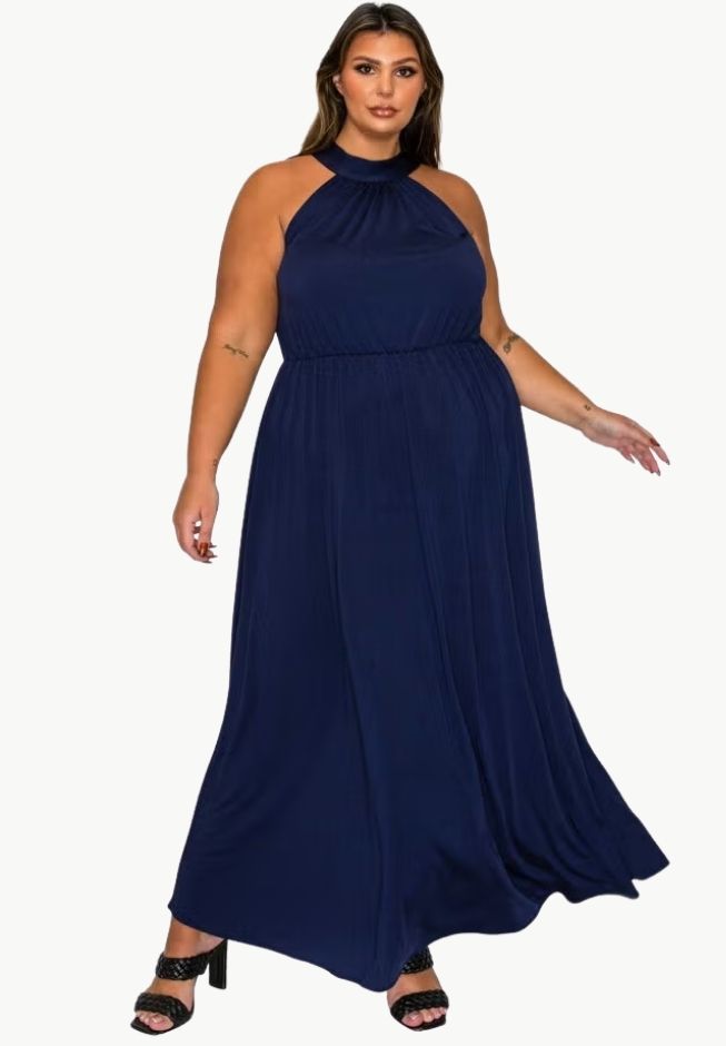 Cassia Halter Tank Dress
