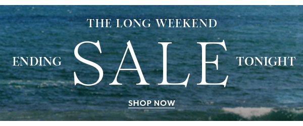 The Long Weekend Sale