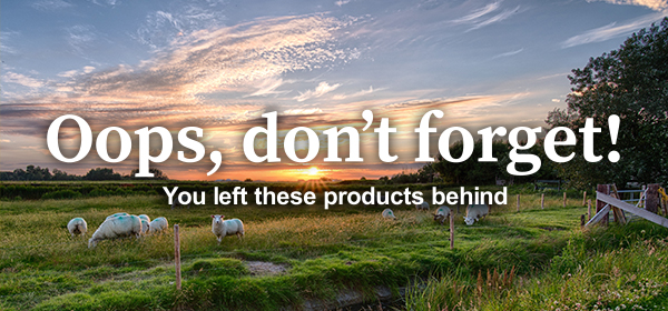 Opps, don't forget - You Left These Products Behind