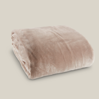 Одеяло GULSKOLM 220x240 полар сивокафяво