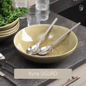 Купа SIGURD Ø30xВ9 см светлозелена