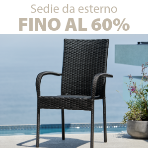 Risparmia fino al 60% su molte sedie da esterno