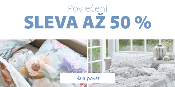 Sleva až 60 % na polštáře 😴