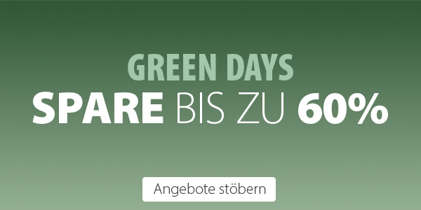 Green Days - Spare bis zu 60%