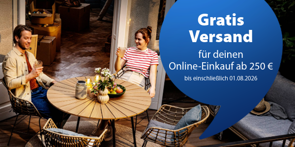 Gratis Versand ab 250€