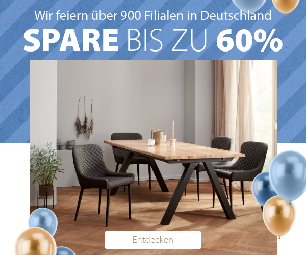 Wir feiern über 900 Filialen in Deutschland