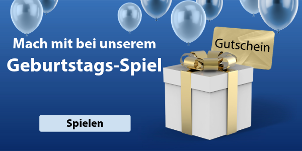 Mach mit bei unserem Geburtstagsspiel