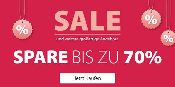 Sale - Spare bis zu 70%