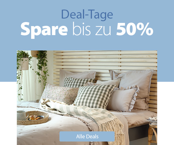 Deal-Tage spare bis zu 50%