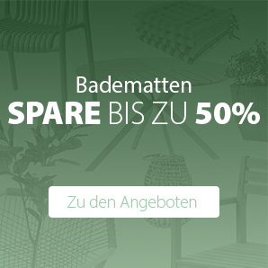 Spare bis zu 50% auf ausgewählte Badematten