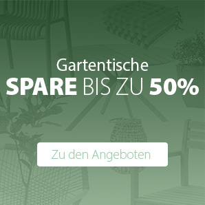 Spare bis zu 50% auf Ausgewählte Gartentische