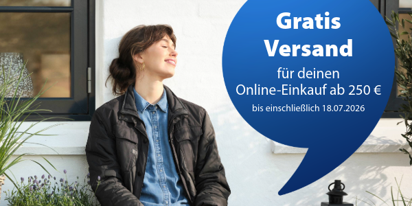 Gratis Versand ab 250 €