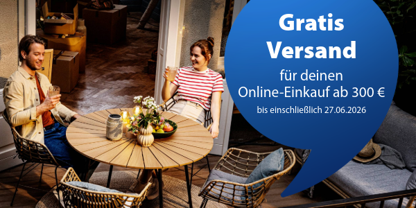 Gratis VErsand ab 300,- (Online Only)