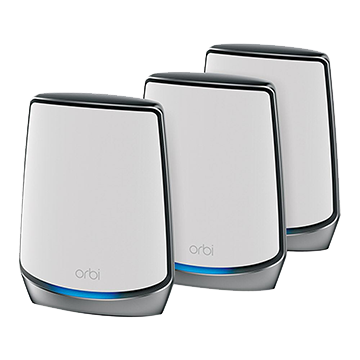 NETGEAR RBK853 Orbi Whole Home Tri-Band Mesh AX6000 Wi-Fi 6 System