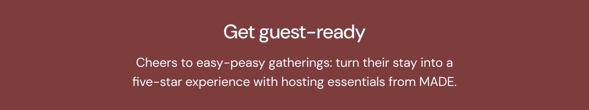 Get guest-ready