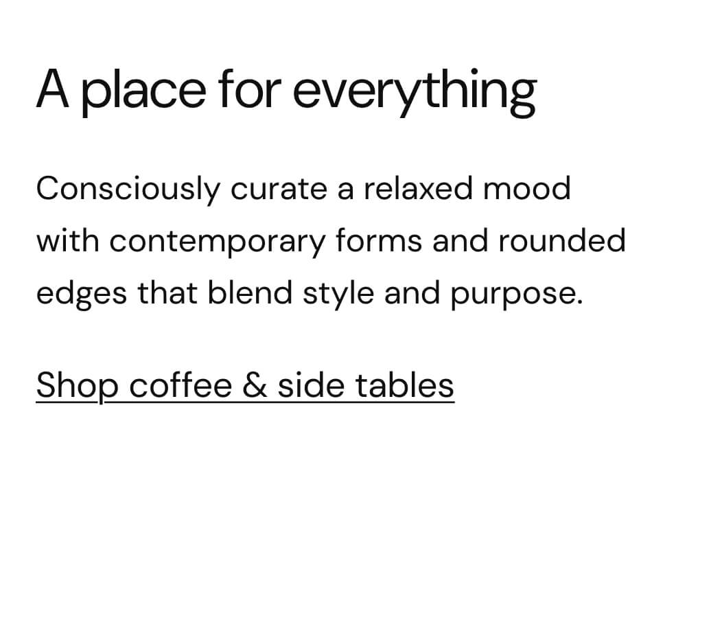 Shop coffee & side tables