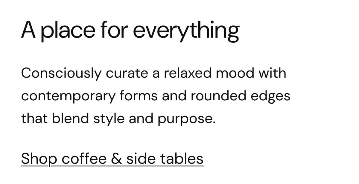 Shop coffee & side tables